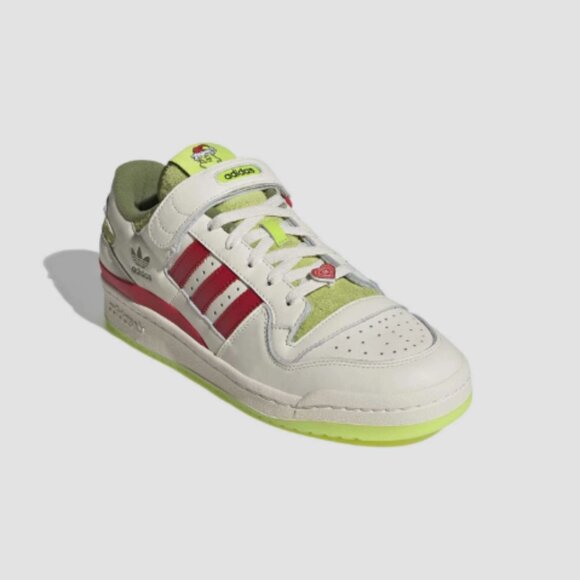 NEW Adidas Forum Low J "The Grinch" Kids Sneakers SZ 4.5-6.5 "FAST SHIP" - Picture 8 of 10